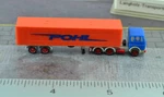 Noch Container Truck Pohl Blue Orange Z Scale. Fixed Price $21.99.