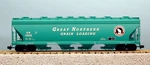 Usa Trains R14108 Great Northern 4-BAY Center Flow Covered Hopper, Green #171269. Fixed Price $209.95.