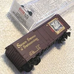 Scale Micro Trains 40' Box Car 12 Twelve Days Of Christmas Seven Swans Swimmin. Fixed Price $33.25.
