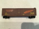 Micro-trains 32180 N-gauge Steel Boxcar 50FT, Western Pacific Wp 55943. Fixed Price $20.00.