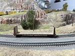 Scale Micro Trains 61'8 Bulkhead Flat Car W/wood Deck St. Louis Southwestern. Fixed Price $34.99.