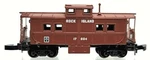Z Micro-trains Mtl 535 00 040 Rock Island Caboose # 17604 Nib. Fixed Price $49.95.
