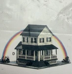 Laser Tech 1:12 Scale Wood Dollhouse Kit LT-843 Assembly Required. Fixed Price $40.00.