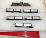 Z Scale Marklin Custom Set 88982 Engine New 5 Pole Motor And 8623 Freight Cars. Fixed Price $394.99.