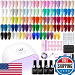 Gel Nail Polish Kit Uv Light Arcweisso 36 Colors Set Base And. Fixed Price $30.91.
