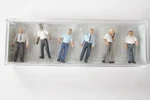 1:72 Scale Preiser # 72412-3 Six Civilian Airport Personnel Working Figures. Fixed Price $24.95.