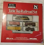 Micro Trains Line Scale Santa Fe Table Top Set. Fixed Price $225.00.