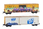 Z Scale Railbox 50' Rib Side 2-CAR Set Micro-trains Line MTL#510 44 221. Fixed Price $68.98.