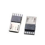 Uxcell 10 Pcs Micro Usb Male Type 5 Terminal Jack Port Solder Black. Fixed Price $8.69.