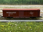 Scale - Marklin 8637 Milwaukee Road Single Door Boxcar Z4623. Fixed Price $29.99.