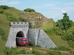 Single Track Tunnel Portals (pack Of 2) Ho Gauge Auhagen Kit 11342. Fixed Price $63.26.