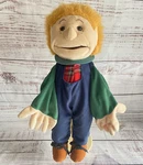 Folkmanis Boy Hand Puppet Orange Hair Retired 23 Vintage Folktails Furry. Fixed Price $59.99.