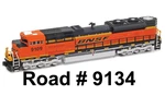 Azl 63102-10 Scale Bnsf Swoosh SD70ACE Locomotive #9134 *new Tested. Fixed Price $264.99.