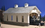 Scale Train Live Steam And Shay Locomotive Shed For Use W Lgb Accucraft Aristo. Fixed Price $795.00.