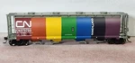 Canadian National Rr Rainbow Cylindrical Hopper 370703 Intermountain 45225-02. Fixed Price $59.95.