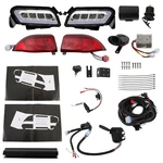 Golf Full Led Headlight And Tail Kit For Club Tempo 2018-UP. Fixed Price $152.13.