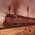 Southern Pacific Railroad Sp #6507 Emd GP30 Locomotive 1971 Snapshot Photograph. Fixed Price $11.24.