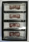99400012: Pack Of Union Pacific Box Freight Z 1/220 Cars. Fixed Price $139.49.