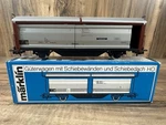 Marklin Ho Scale Silver & Brown Db Sliding Wall Roof Box Car Wagon #4633. Fixed Price $23.99.