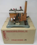 Vintage W/ Box Jensen Toy Steam Engine Model 70 Electrically Heated 400W. Fixed Price $165.88.