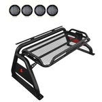 Black Horse Atlas Roll Bar Bed Rack W/5.3"LED Fits 1999-2025 Ford F250 Sd. Fixed Price $1157.71.