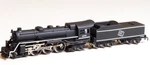 Brass Z-scale American Steam Locomotive Milwaukee Hudson 4-6-4 Westmodel In Box. Fixed Price $1249.00.