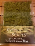 Bachmann 32921 Light Green Tufted Grass Mat. 11.75" X 7.5" Sheet. New In Package. Fixed Price $10.00.