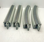 Bachmann Ez Track Ho(lot Of 20) 18"R CURVE/10 9" Straight Grey Pre Owned. Fixed Price $40.00.