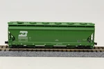 Scale Micro Trains 93020 3-BAY Acf Covered Hopper Burlington Northern Bn. Fixed Price $19.89.