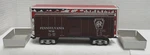 Marx Modern O-gauge 73417-3 Pennsylvania Boxcar Automatic Couplers Nib. Fixed Price $89.99.