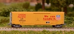 Microtrains 3800300, N-scale, Box Car, 50' With No Roof Walk, Up 499234,. Fixed Price $21.00.