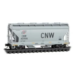 Micro Trains Scale 3-BAY Covered Hopper Chicago & Northwestern 09200601. Fixed Price $26.36.