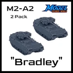 M2A2 Bradley Tank (2PK) - Scale 1:160 Gray. Fixed Price $14.99.