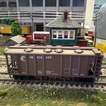 Roundhouse Scale 2 Bay Covered Hopper Conrail Cr #876359 Kaydee Couplers. Fixed Price $11.69.