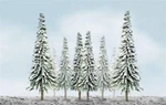 Jtt 92008 Snow Spruce Trees 4" To 6" Scenic Scale (12 Pack). Fixed Price $24.99.