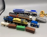 Imaginarium Wooden Trains For Thomas Lot Of 12 & Magnetic Cargo Pieces. Fixed Price $18.50.