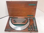 Vintage Chrome Tumico 3"-8" Outside Micrometer Tubular Co. St. James. Fixed Price $150.00.