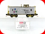 Scale **east Caravan Lines** Christmas Caboose - Micro Trains 05150009 *read. Fixed Price $32.95.
