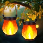 Solar Lanterns Waterproof, 2 Pack Dancing Flame Outdoor.... Fixed Price $34.10.