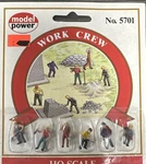 Model Power Ho Scale #5701 Work Crew (6 People) Nip. Fixed Price $11.99.
