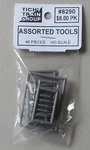 49 Assorted Tools Ho 1:87 Scale Layout Diorama Tichy Trains 8290. Fixed Price $7.75.
