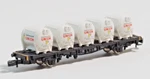 82366 Marklin Z-scale Flat Car W, Containers Dortmunder Union Brauerei, No Box. Fixed Price $34.99.
