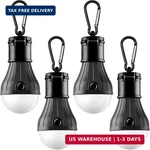 FLY2SKY Portable Led Tent Lamp Emergency Lights With Hook, Hurricane Bulb Lanter. Fixed Price $23.01.