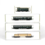 Marklin Mini Club Train Lot 8619 8703 8753 8755 Passenger Baggage Car Lumber Z. Fixed Price $79.99.