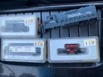 Marklin Mini-club Freight Cars Lot Of 3 8602 8609 8624Z Scale Untested + Bonus. Fixed Price $59.00.