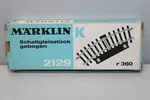 M Rklin 2129 Switching Curved K-track Gauge H0 Ovp. Fixed Price $5.55.