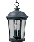 Maxim 3029 Bronze Dover 20"H 3-LIGHT Outdoor Pendant With Clear Seedy Glass. Fixed Price $304.20.
