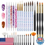 Artdone 31PCS Nail Brush & Dotting Tool Set For Gel Polish. Fixed Price $16.77.