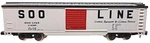 Z Scale Marklin Mini-club 8223 Soo Line 50' Box Car. Fixed Price $49.95.