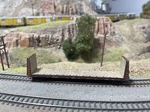 Scale Micro Trains Mtl 61'8 Bulkhead Flat Car W/wood Deck Southern Pacific Sp. Fixed Price $34.99.